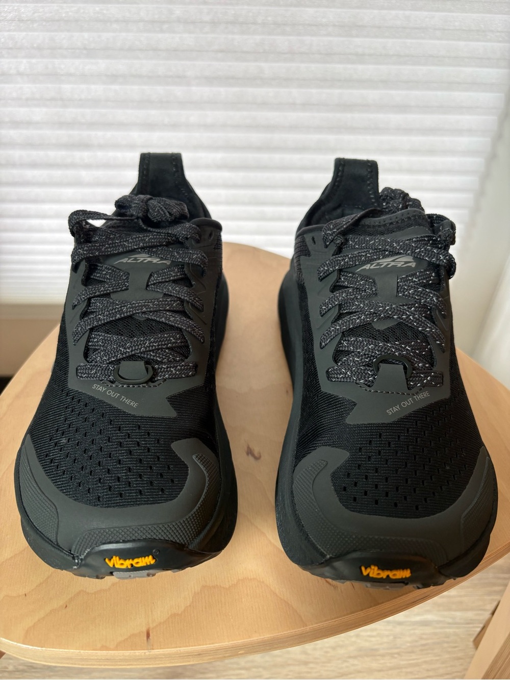 Never worn - Altra Women's Black Trail Running Shoes with Subtle Gray Logos - Picture 2 of 5